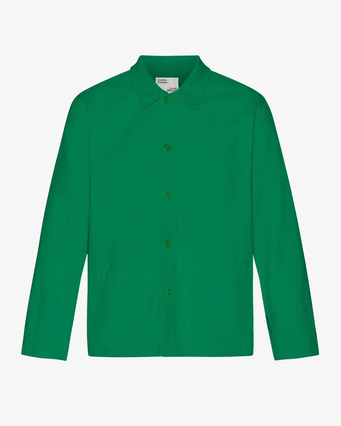 Workwear Jackets Colorfulstandard Men Organic Workwear Jacket 8211 Kelly Green