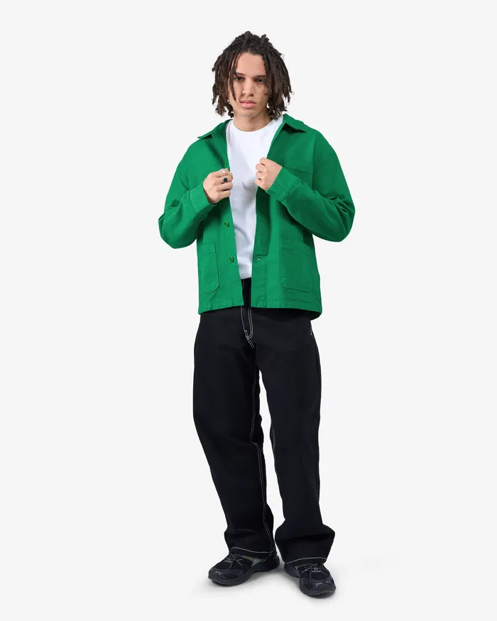 Workwear Jackets Colorfulstandard Men Organic Workwear Jacket 8211 Kelly Green